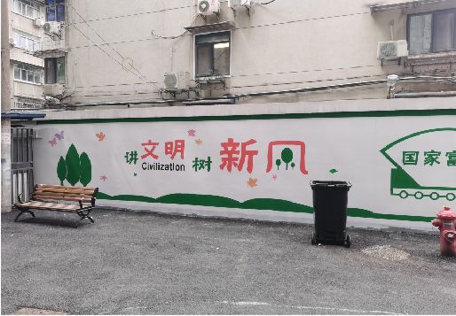 马鞍山社区墙绘